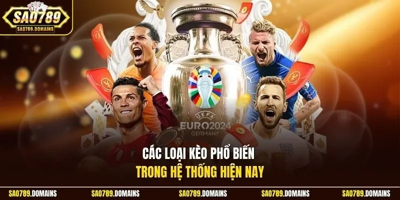 Các loại kèo phổ biến trong hệ thống hiện nay